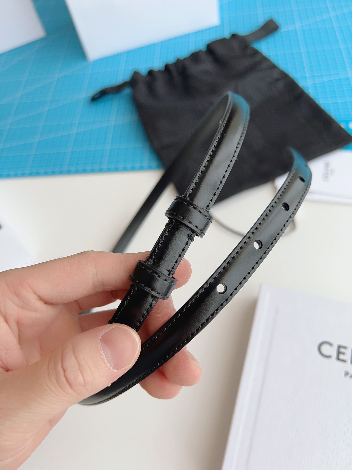 Celine Female Basic Belt Black M-l