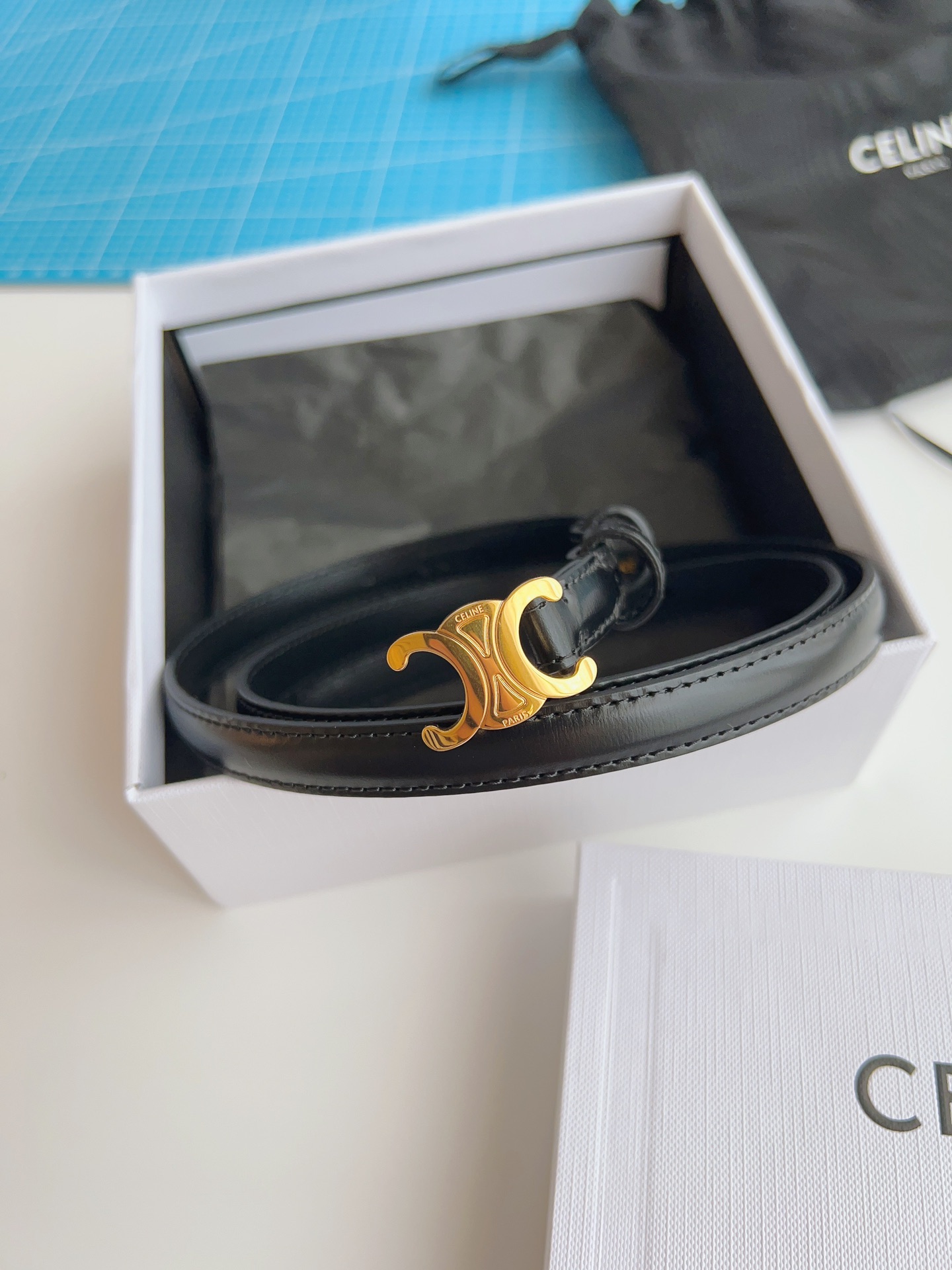 Celine Female Basic Belt Black M-l