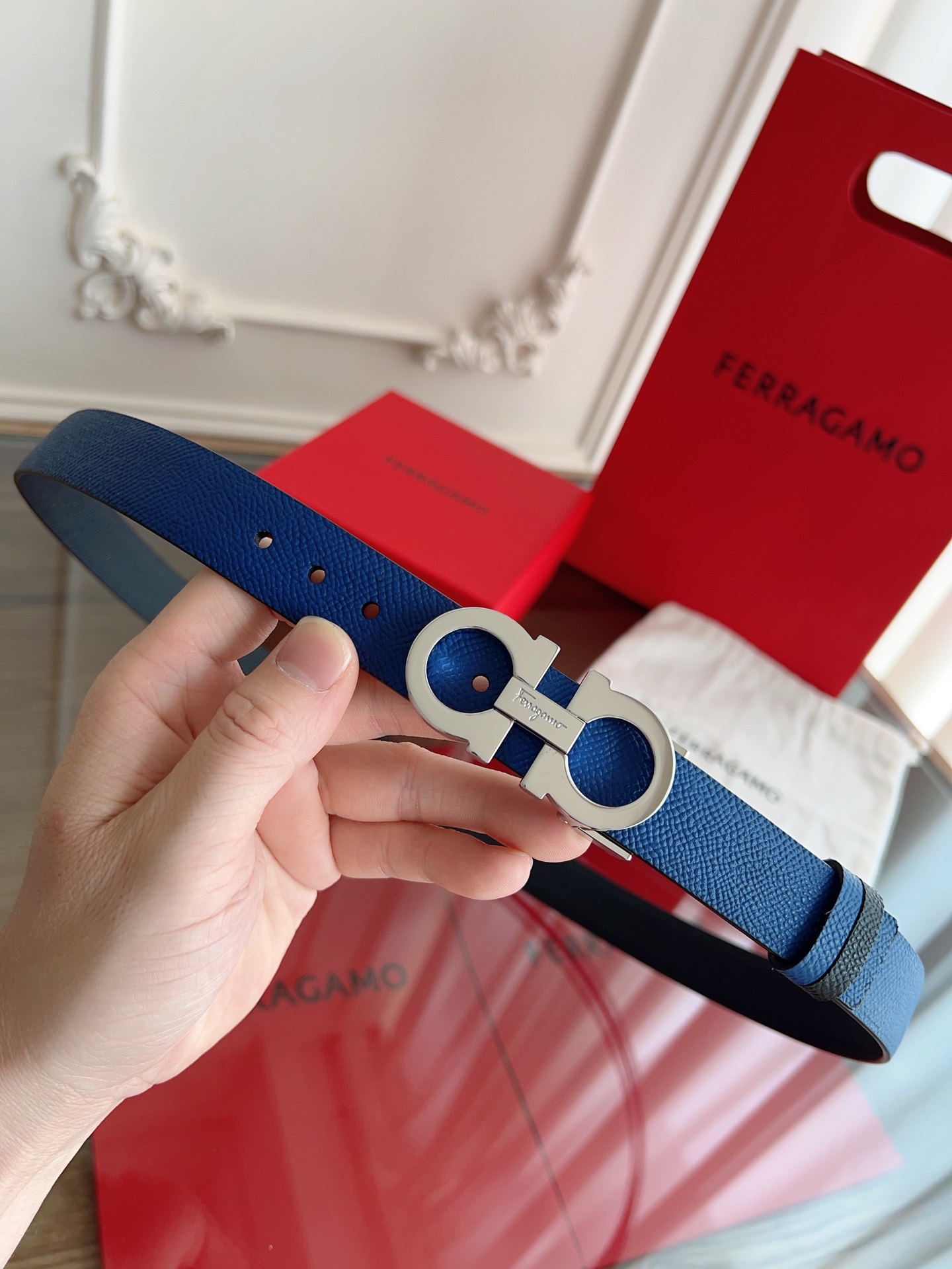 Salvatore Ferragamo Female Basic Belt Top Grain Leather M