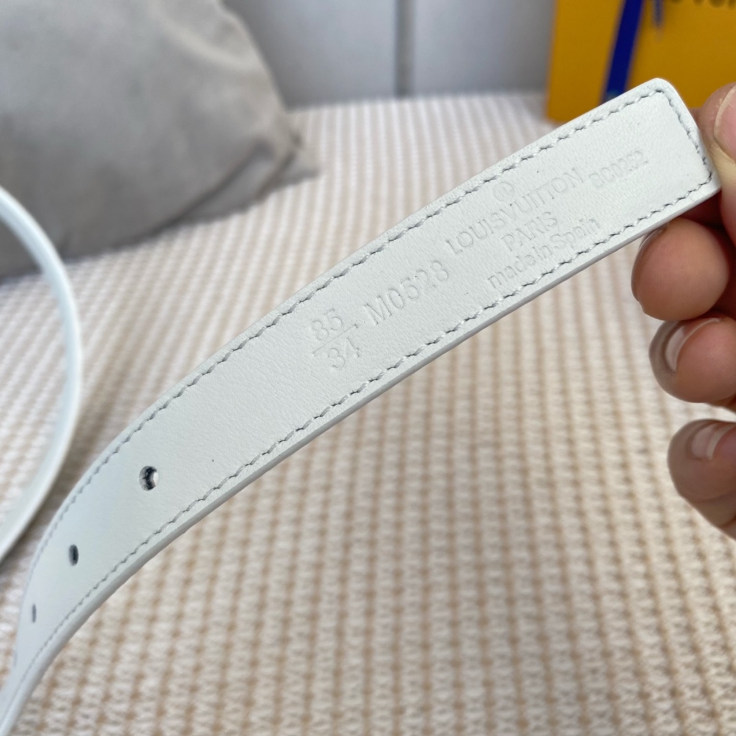 Louis Vuitton Female Basic Belt Cow Leather S-m