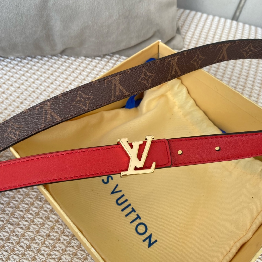 Louis Vuitton Female Basic Belt Cow Leather S-m