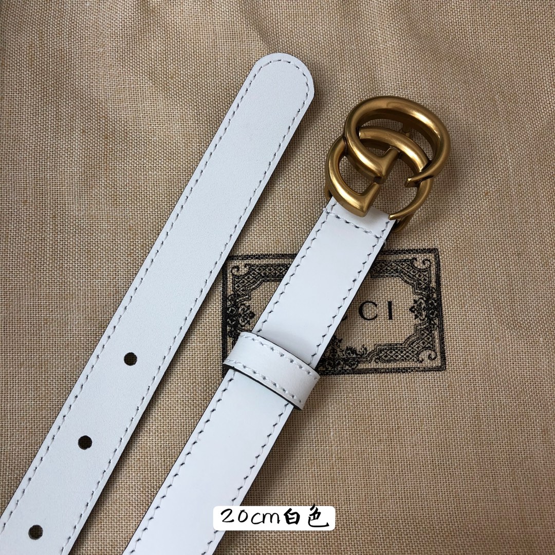 Gucci Female Basic Belt Cow Leather 20mm