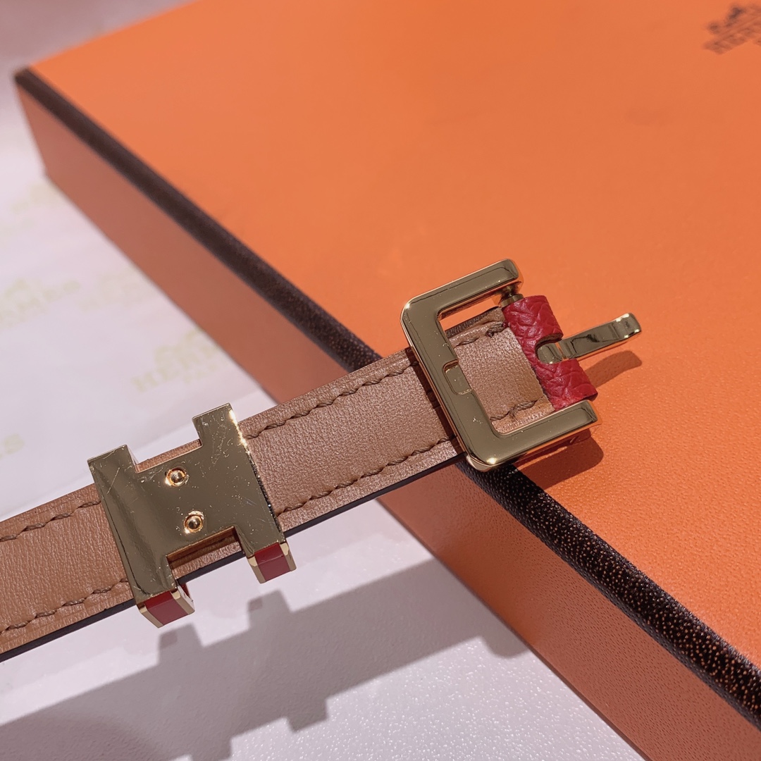 Hermès Female Leather Belt Cow Leather S-m