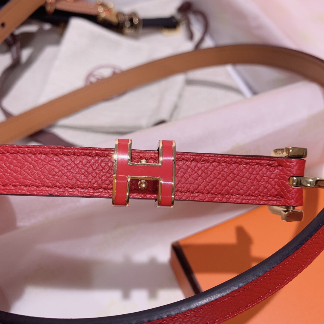 Hermès Female Leather Belt Cow Leather S-m