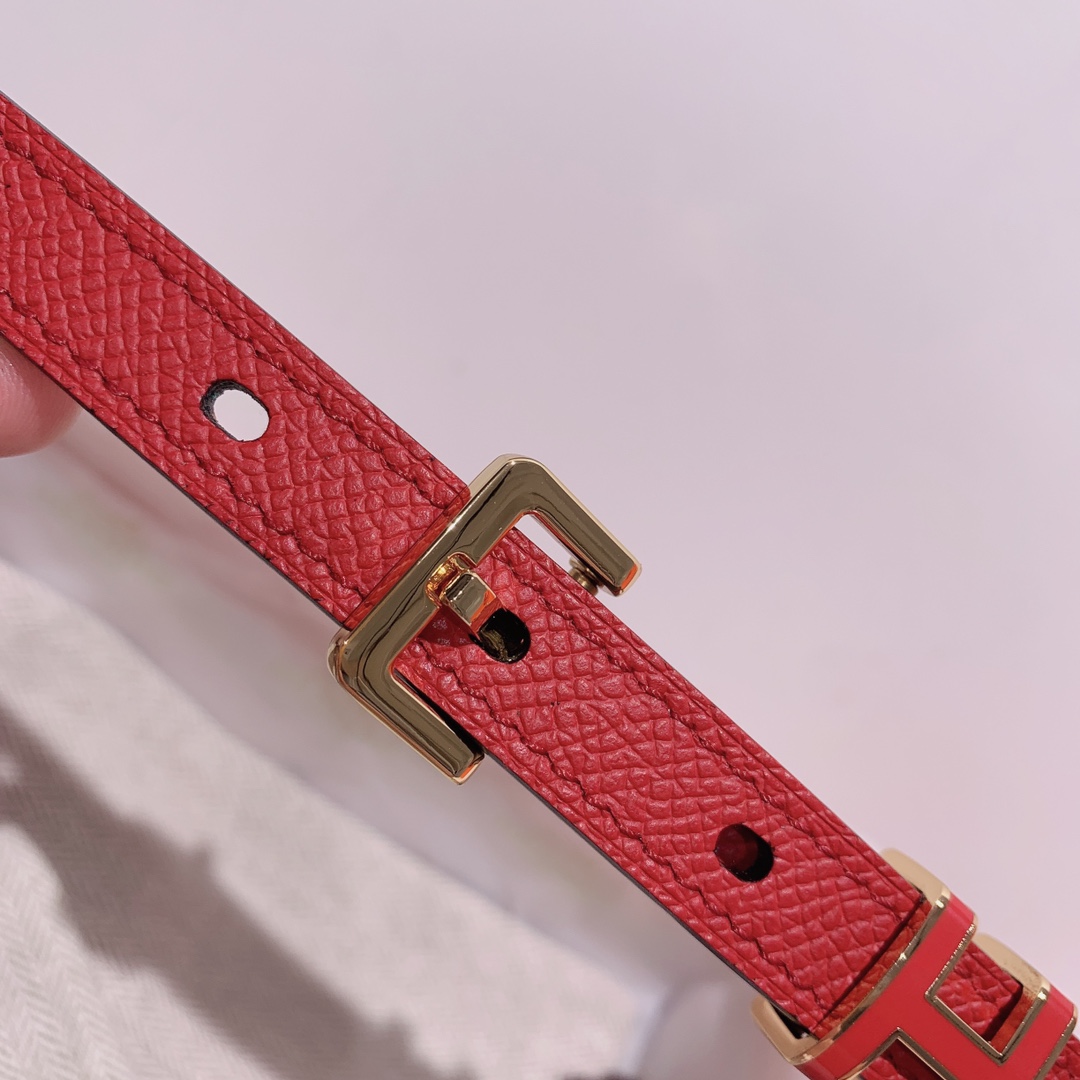 Hermès Female Leather Belt Cow Leather S-m