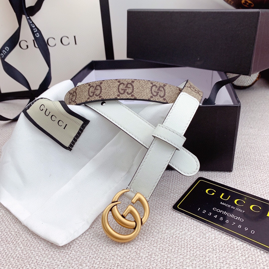 Gucci Female Basic Belt Top Grain Leather