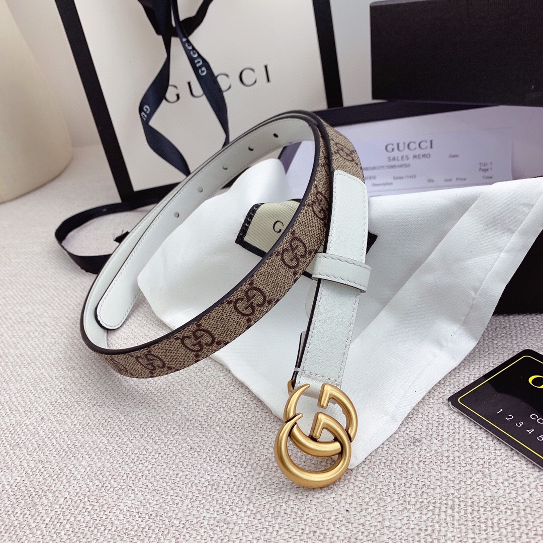 Gucci Female Basic Belt Top Grain Leather