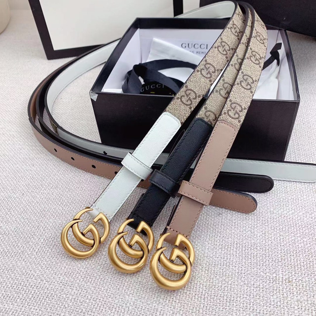 Gucci Female Basic Belt Top Grain Leather