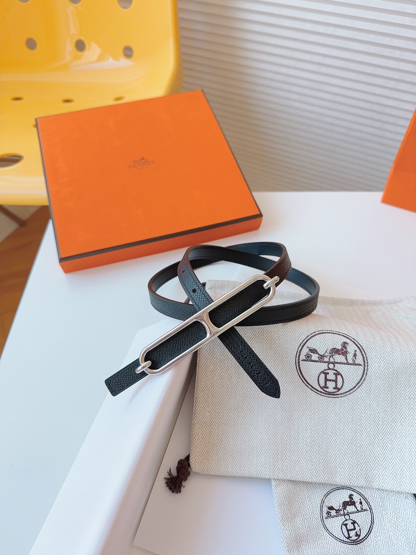 Hermès Female Basic Belt Cow Leather S-m