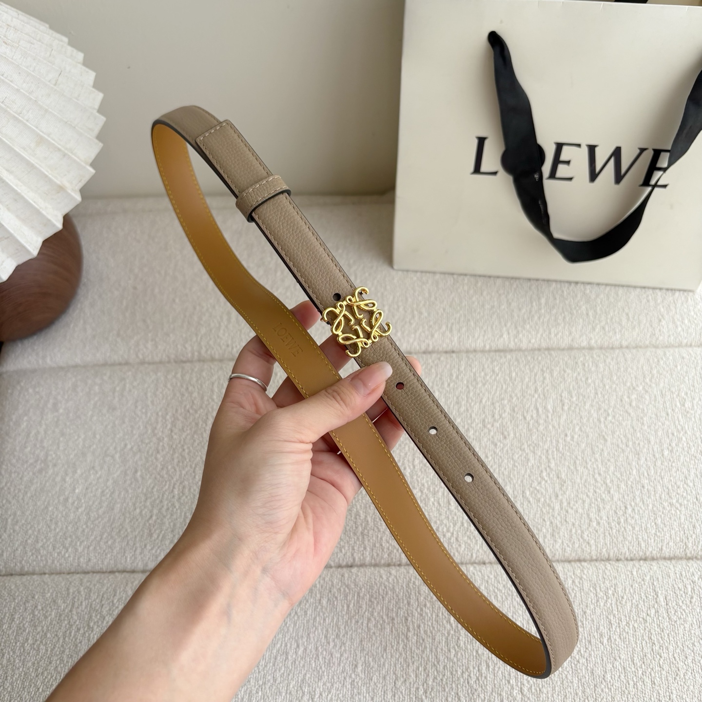 Female Leather Belt Cow Leather M-l