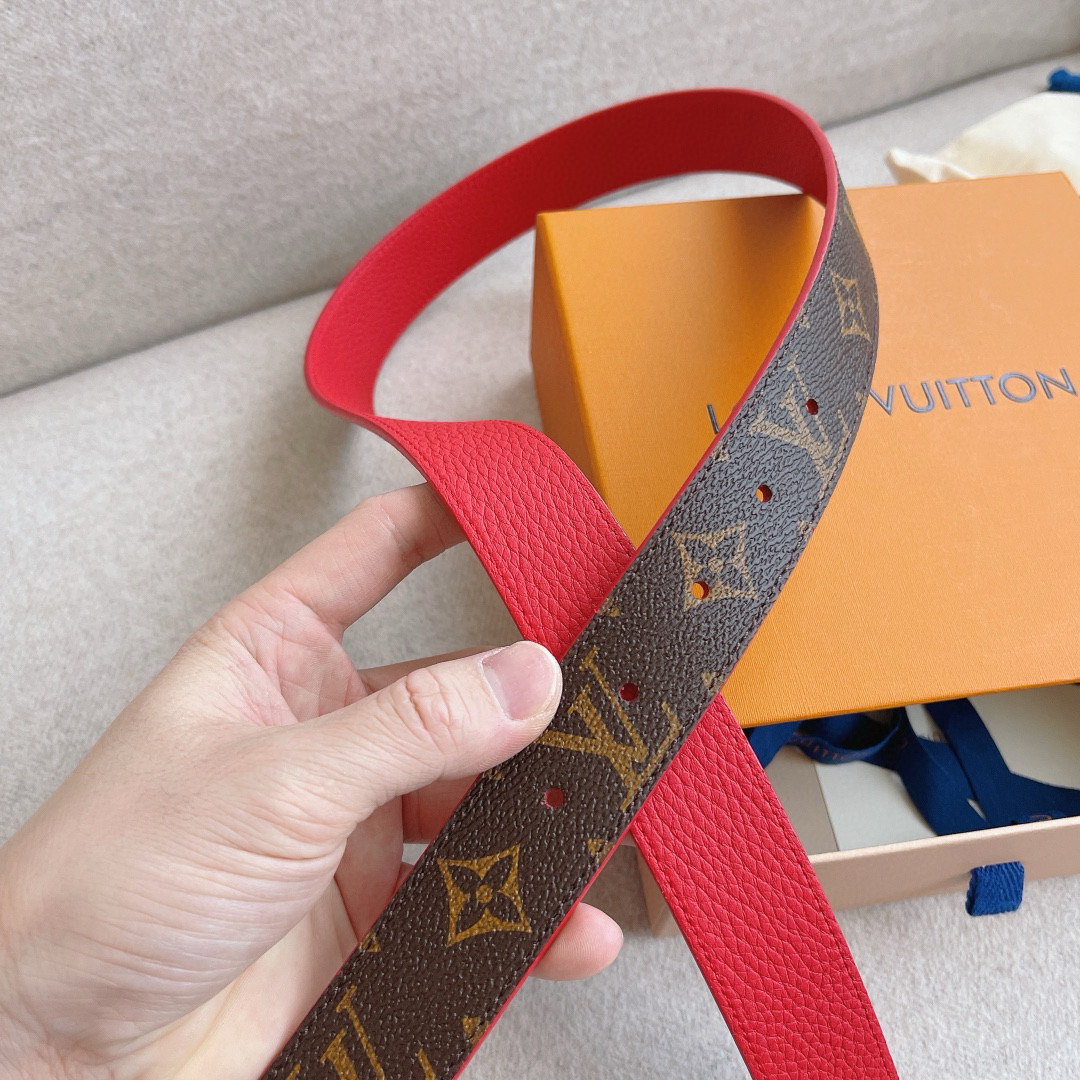 Louis Vuitton Female Basic Belt 30mm-m-l