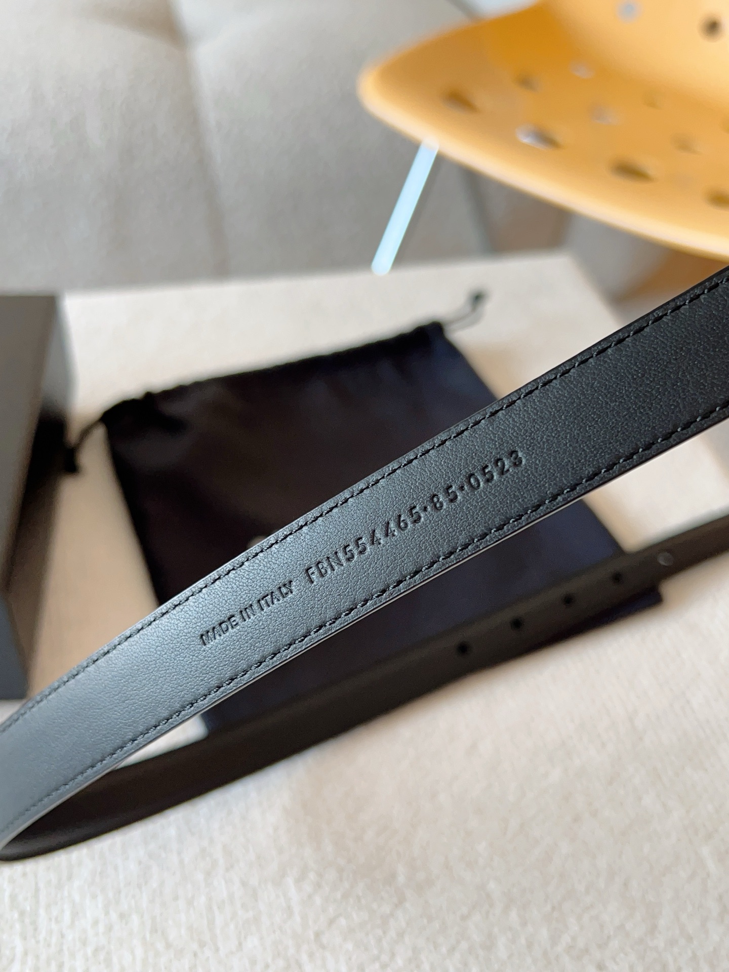 Saint Laurent Female Basic Belt Cow Leather S-m-l