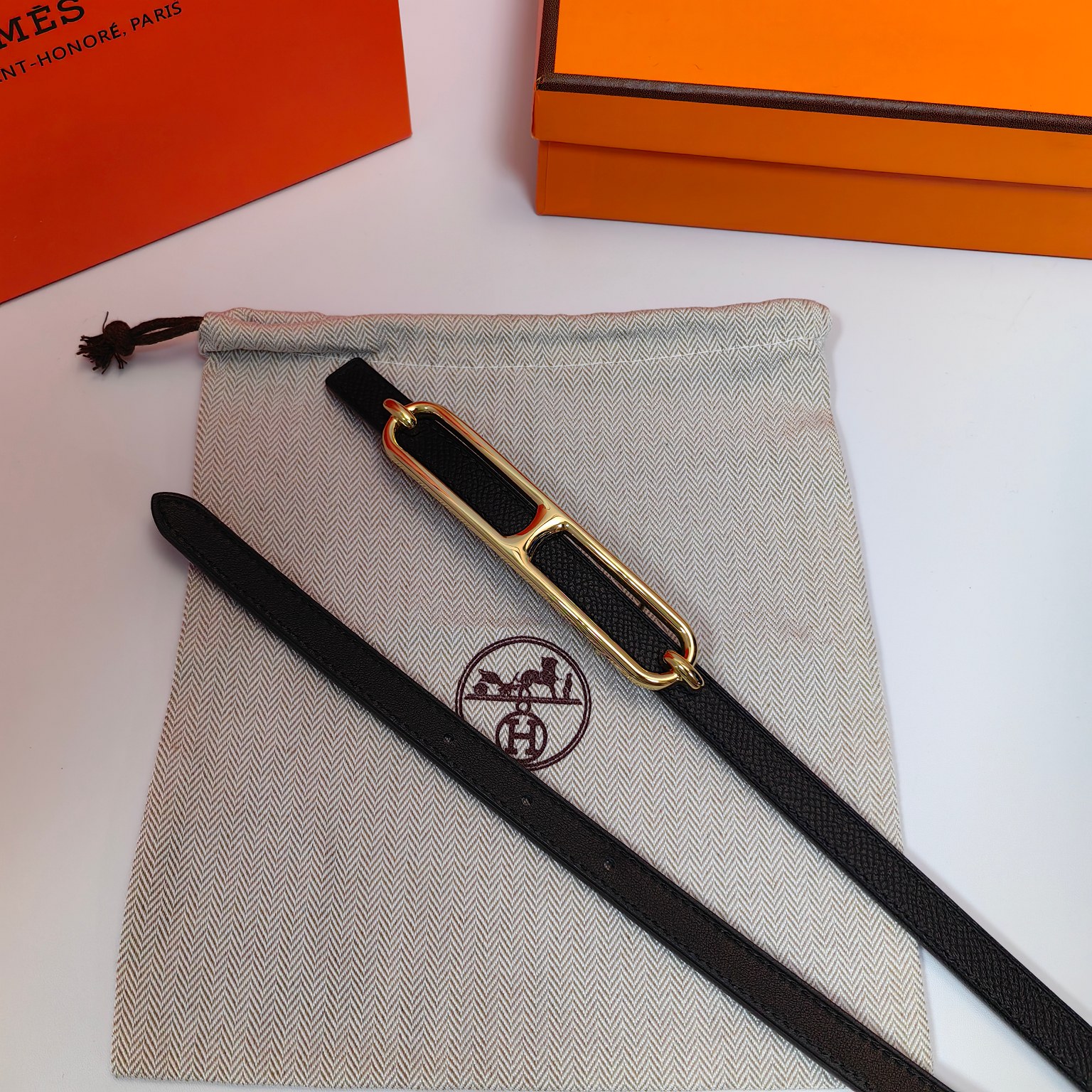 Hermès Female Basic Belt Cow Leather M