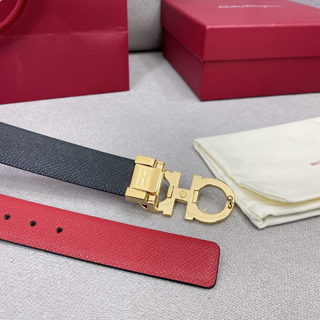 Salvatore Ferragamo Female Basic Belt Cow Leather M