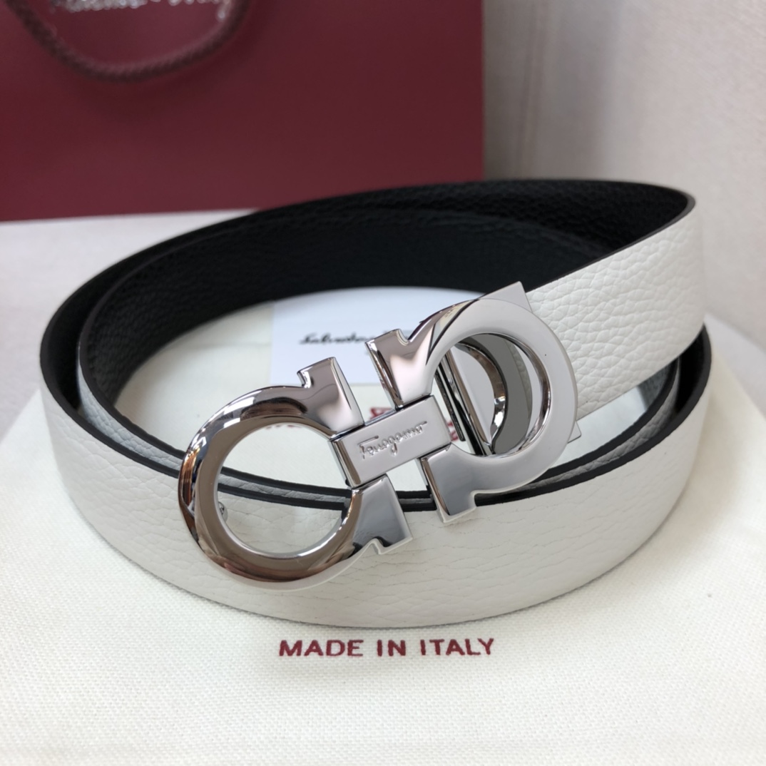 Salvatore Ferragamo Female Basic Belt Cow Leather 25mm-m