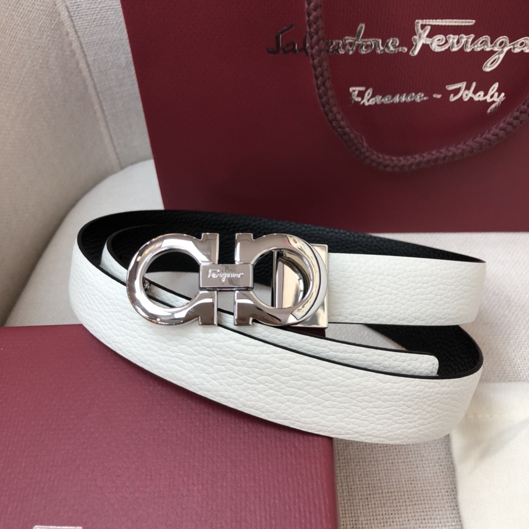 Salvatore Ferragamo Female Basic Belt Cow Leather 25mm-m