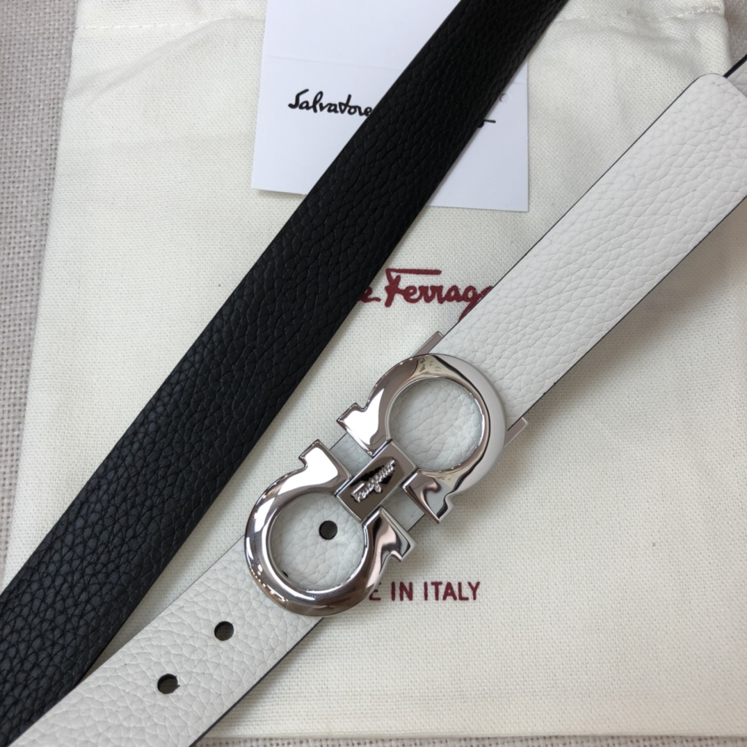 Salvatore Ferragamo Female Basic Belt Cow Leather 25mm-m