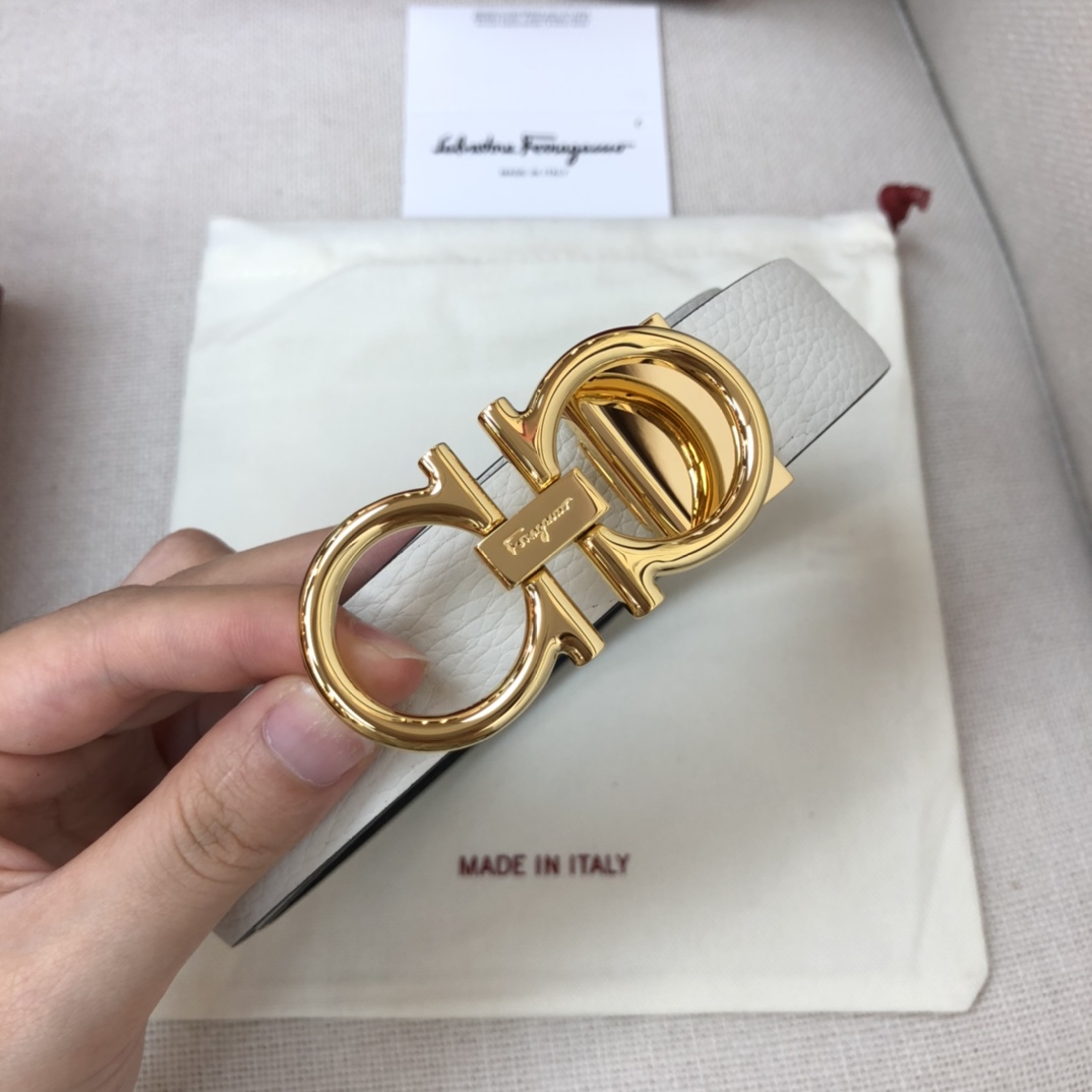 Salvatore Ferragamo Female Basic Belt Cow Leather 25mm-m