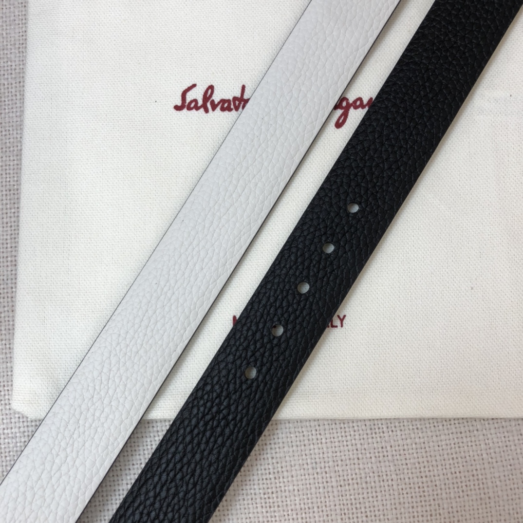 Salvatore Ferragamo Female Basic Belt Cow Leather 25mm-m