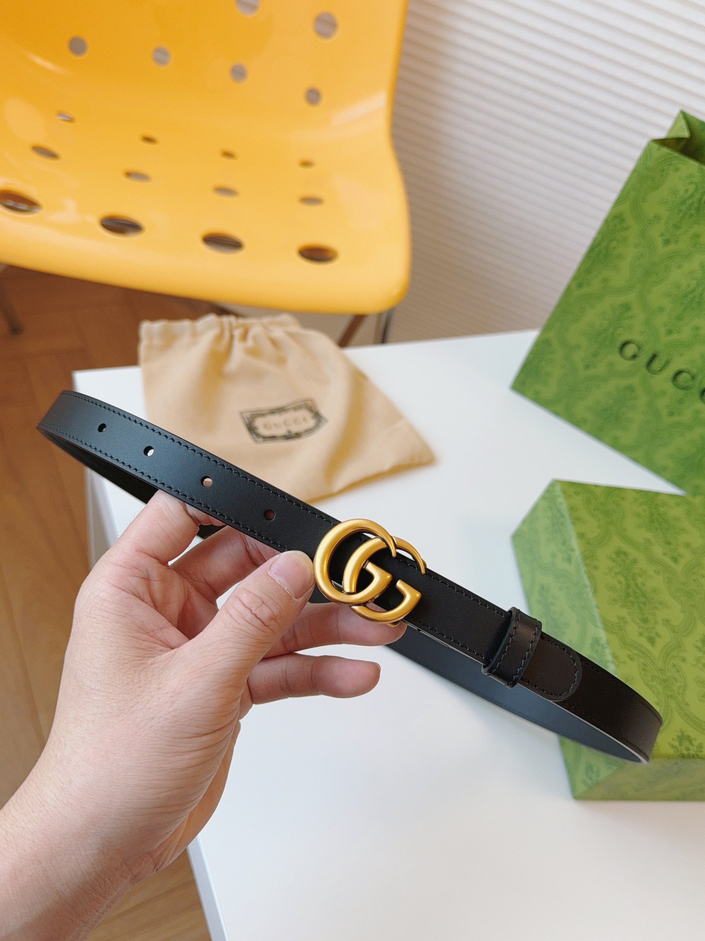 Gucci Female Basic Belt Cow Leather M-l