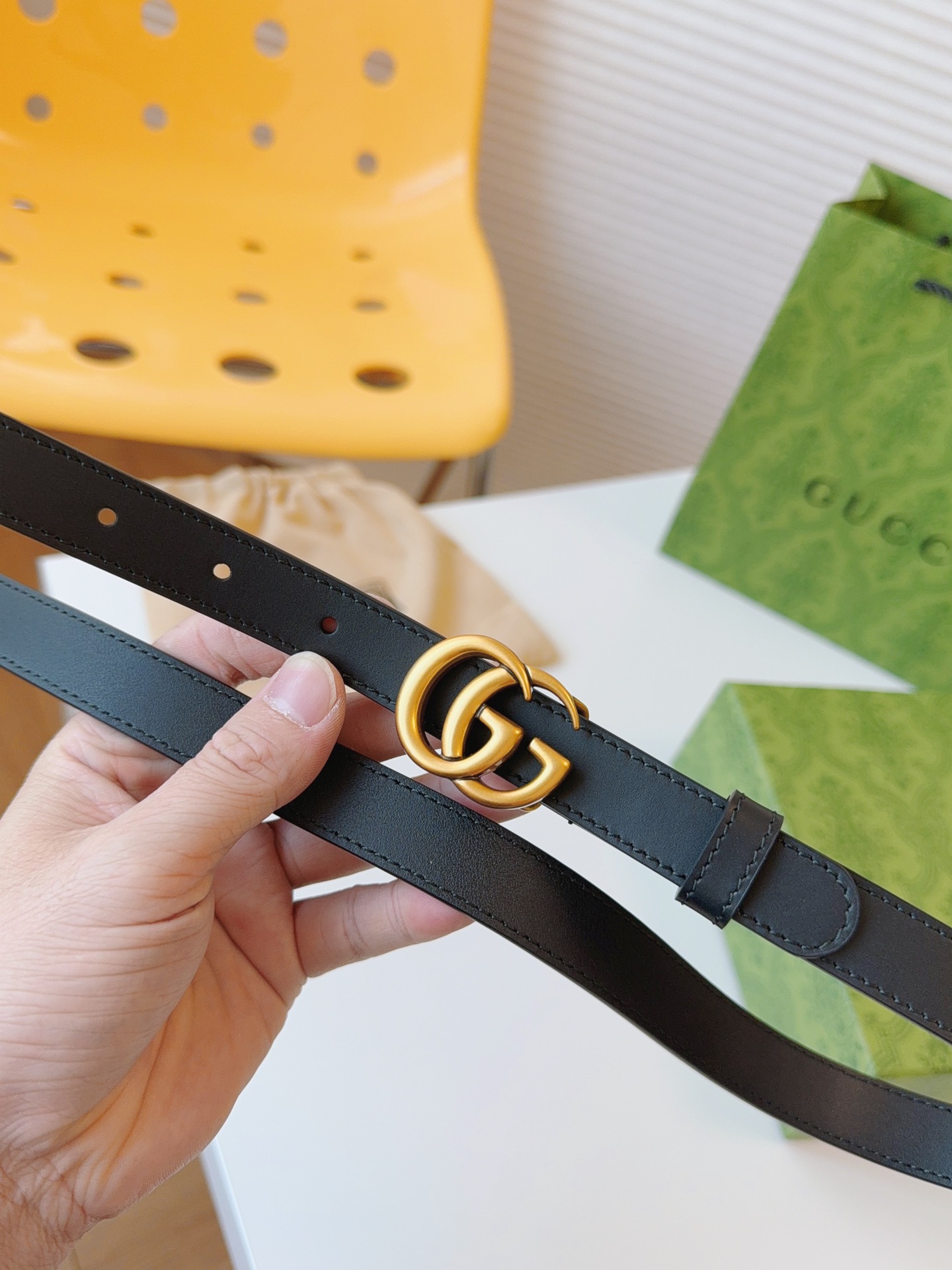 Gucci Female Basic Belt Cow Leather M-l