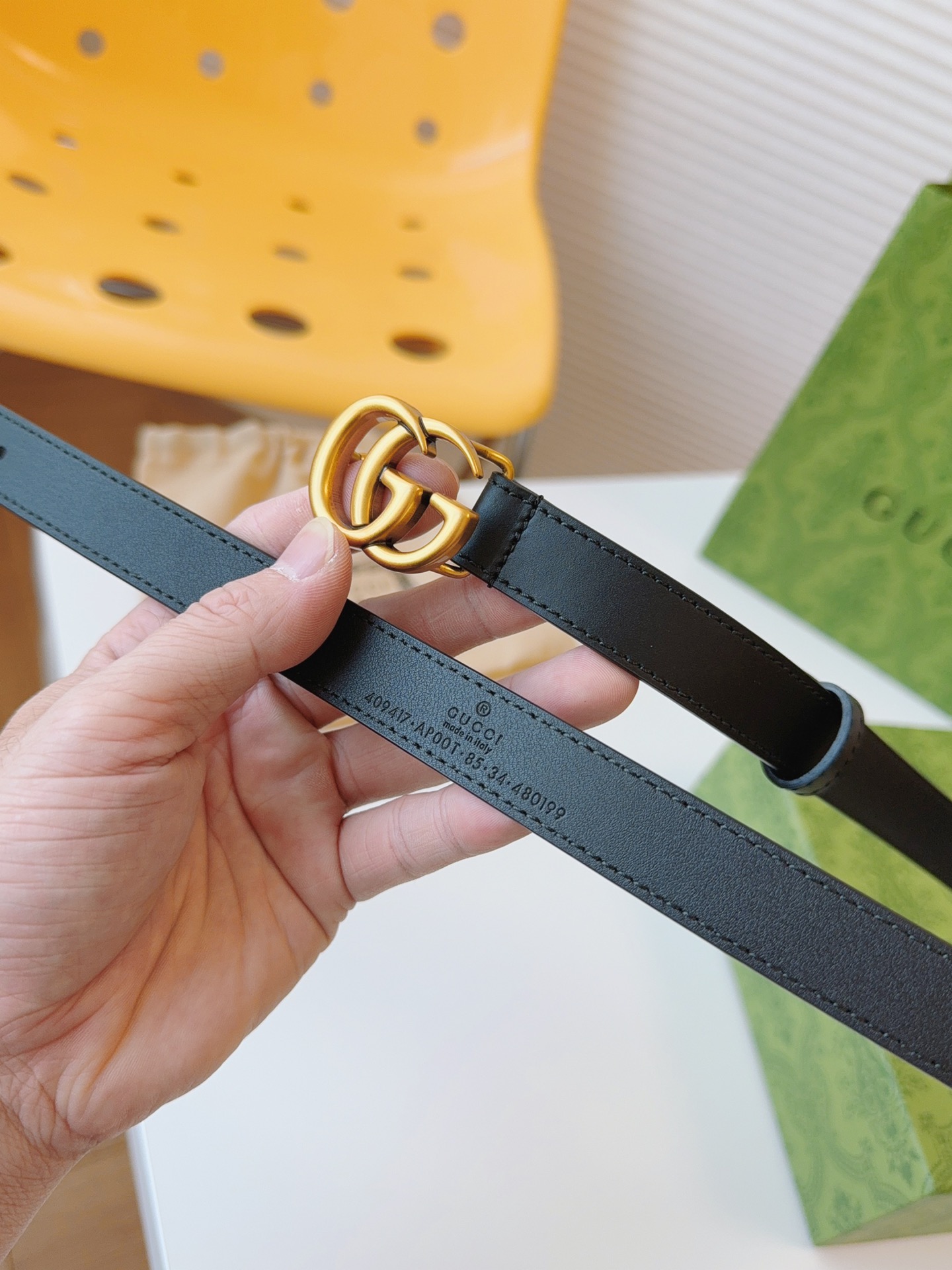 Gucci Female Basic Belt Cow Leather M-l