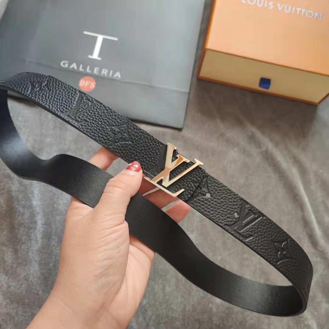 Louis Vuitton Female Basic Belt Cow Leather 30cm-m-l