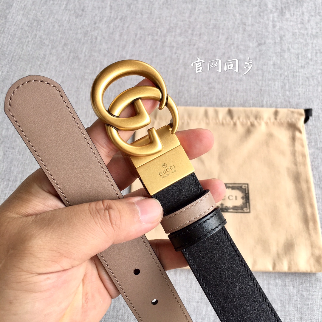 Gucci Female Basic Belt Cow Leather M