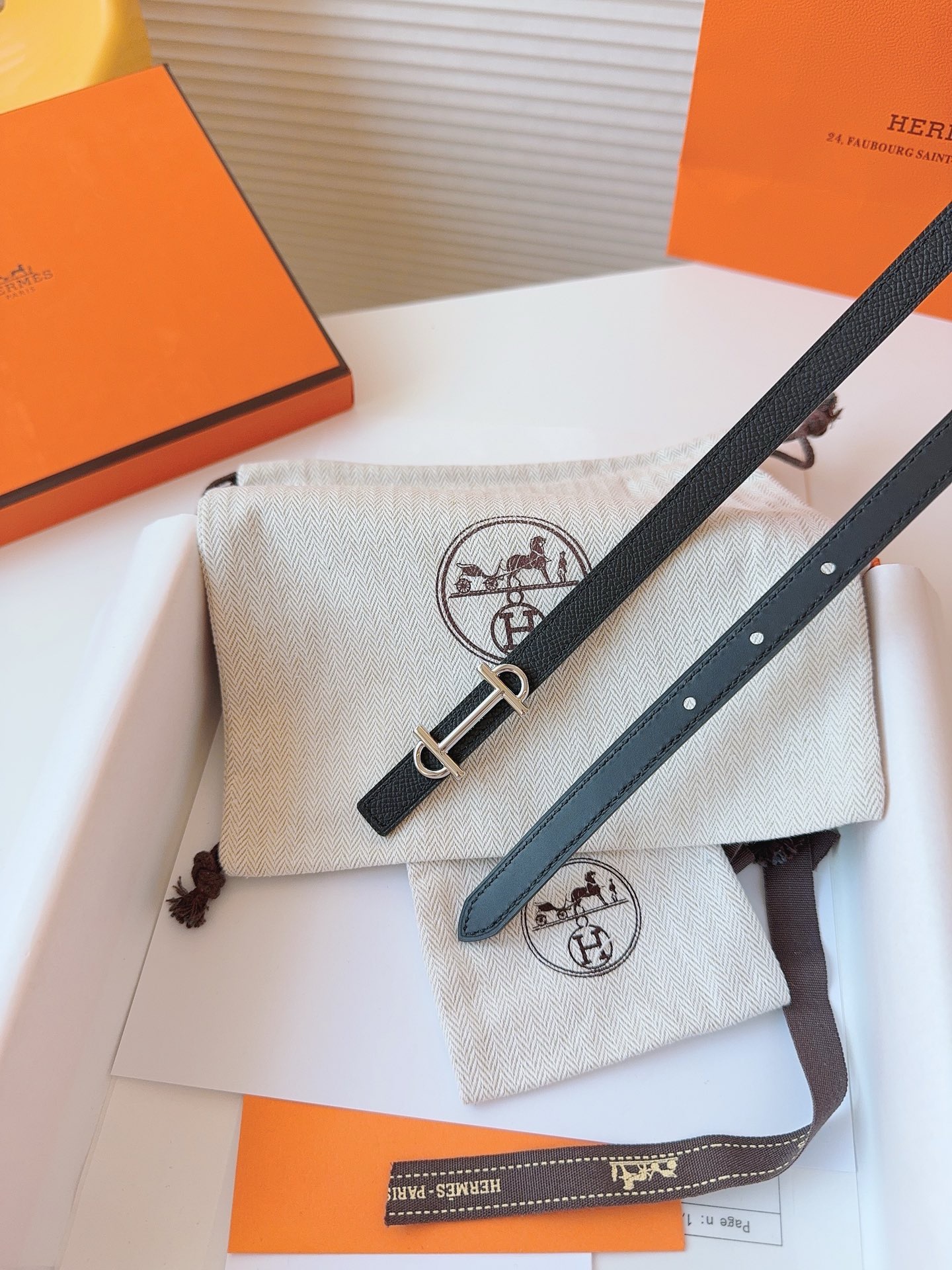 Hermès Female Basic Belt Cow Leather S-m