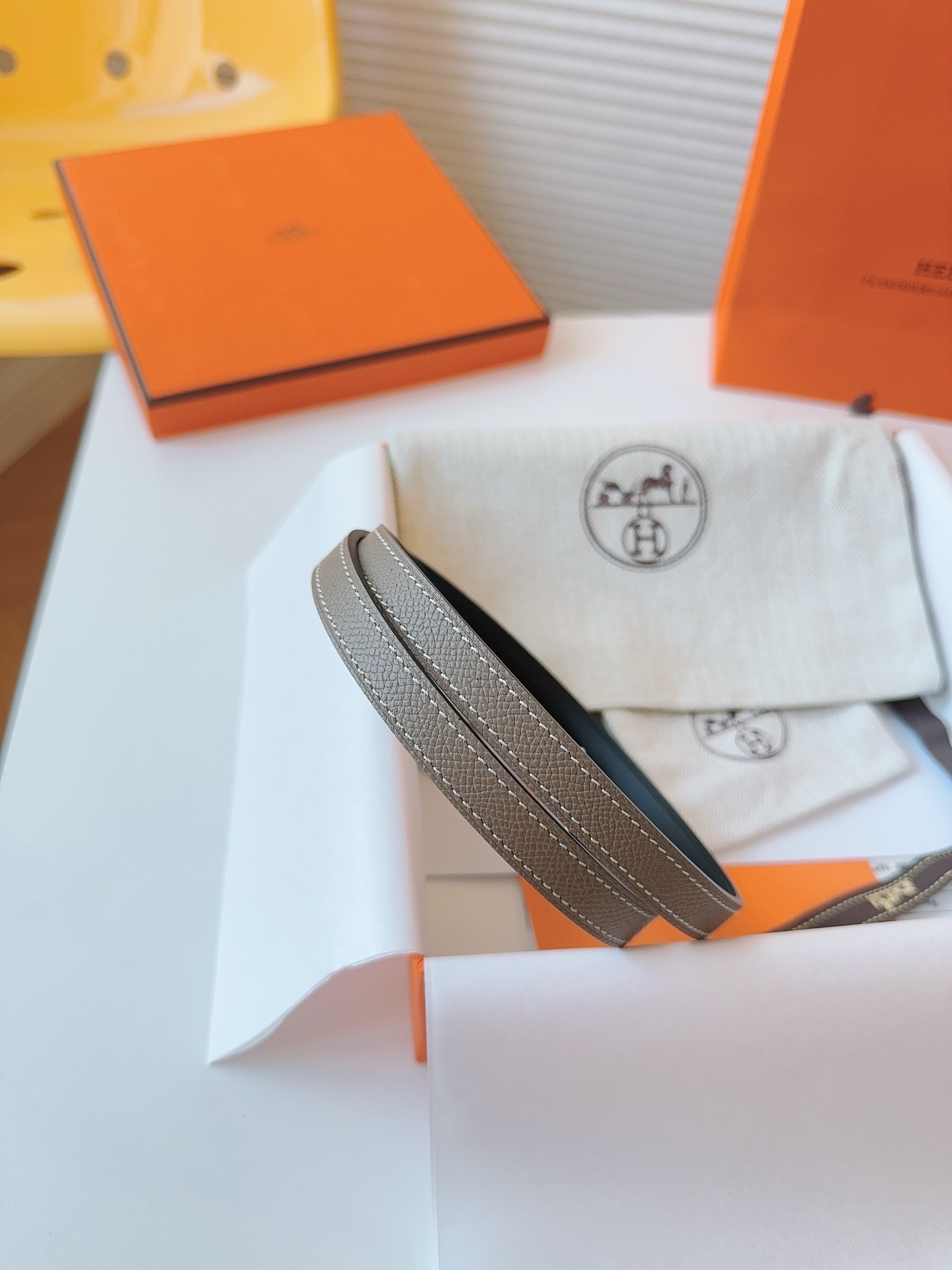 Hermès Female Basic Belt Cow Leather S-m