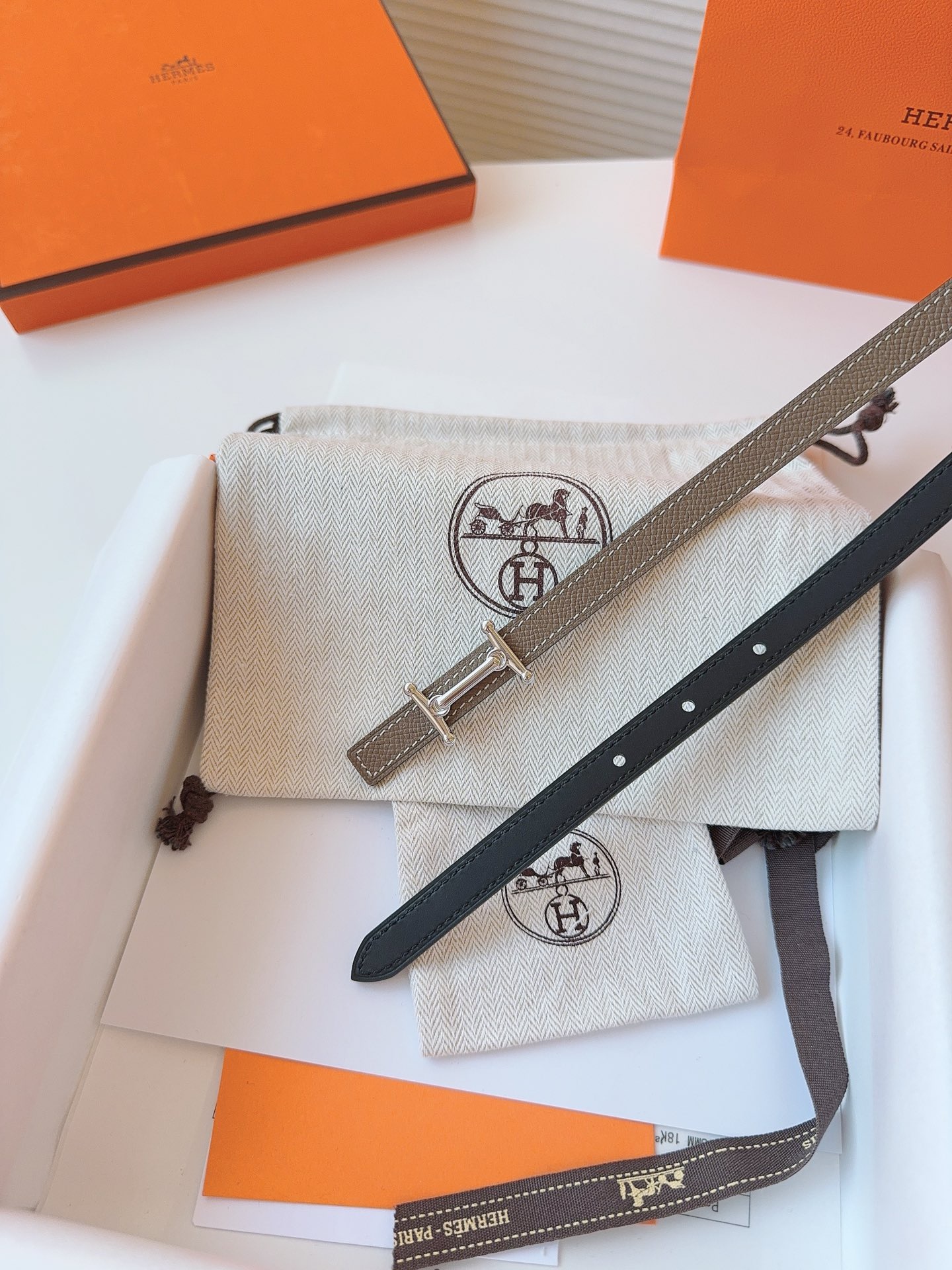 Hermès Female Basic Belt Cow Leather S-m