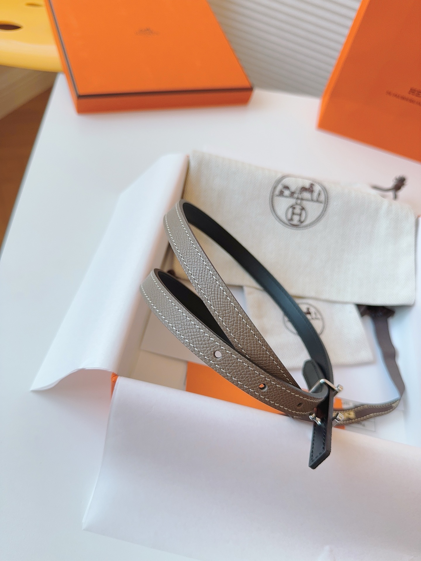 Hermès Female Basic Belt Cow Leather S-m