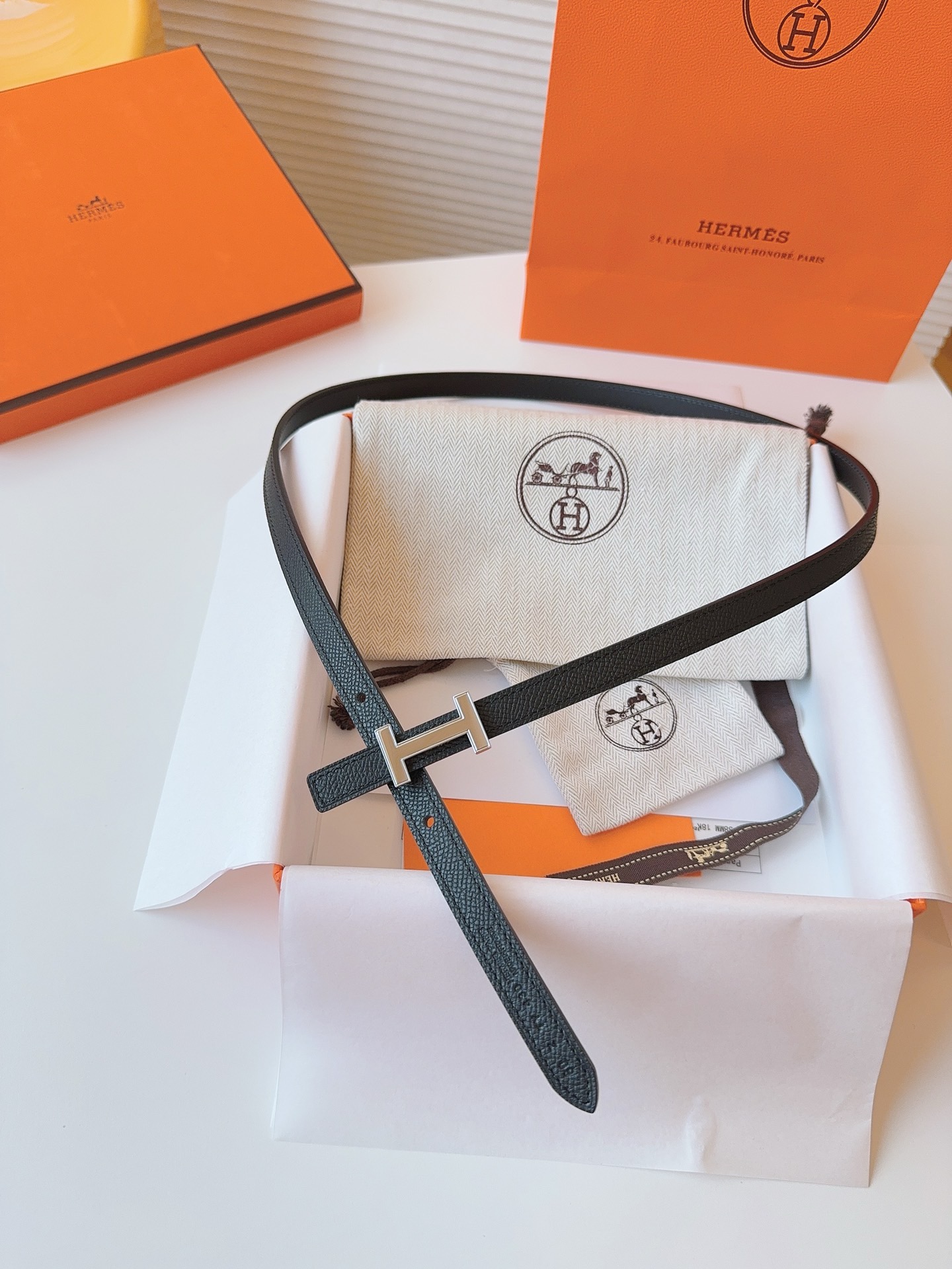 Hermès Female Basic Belt Cow Leather S-m