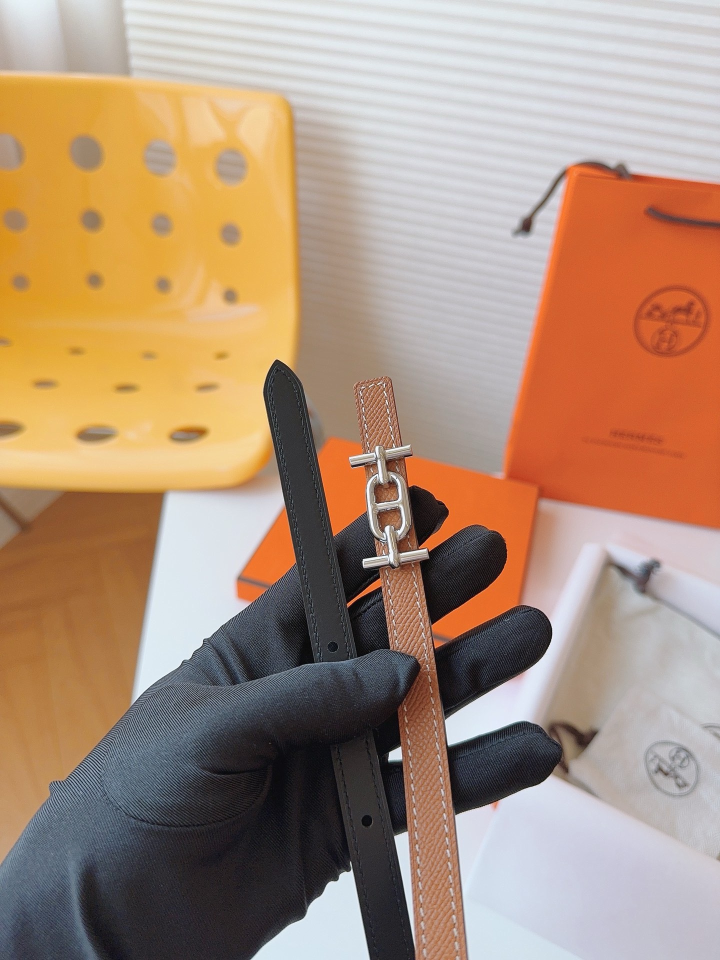 Hermès Female Basic Belt Cow Leather S-m