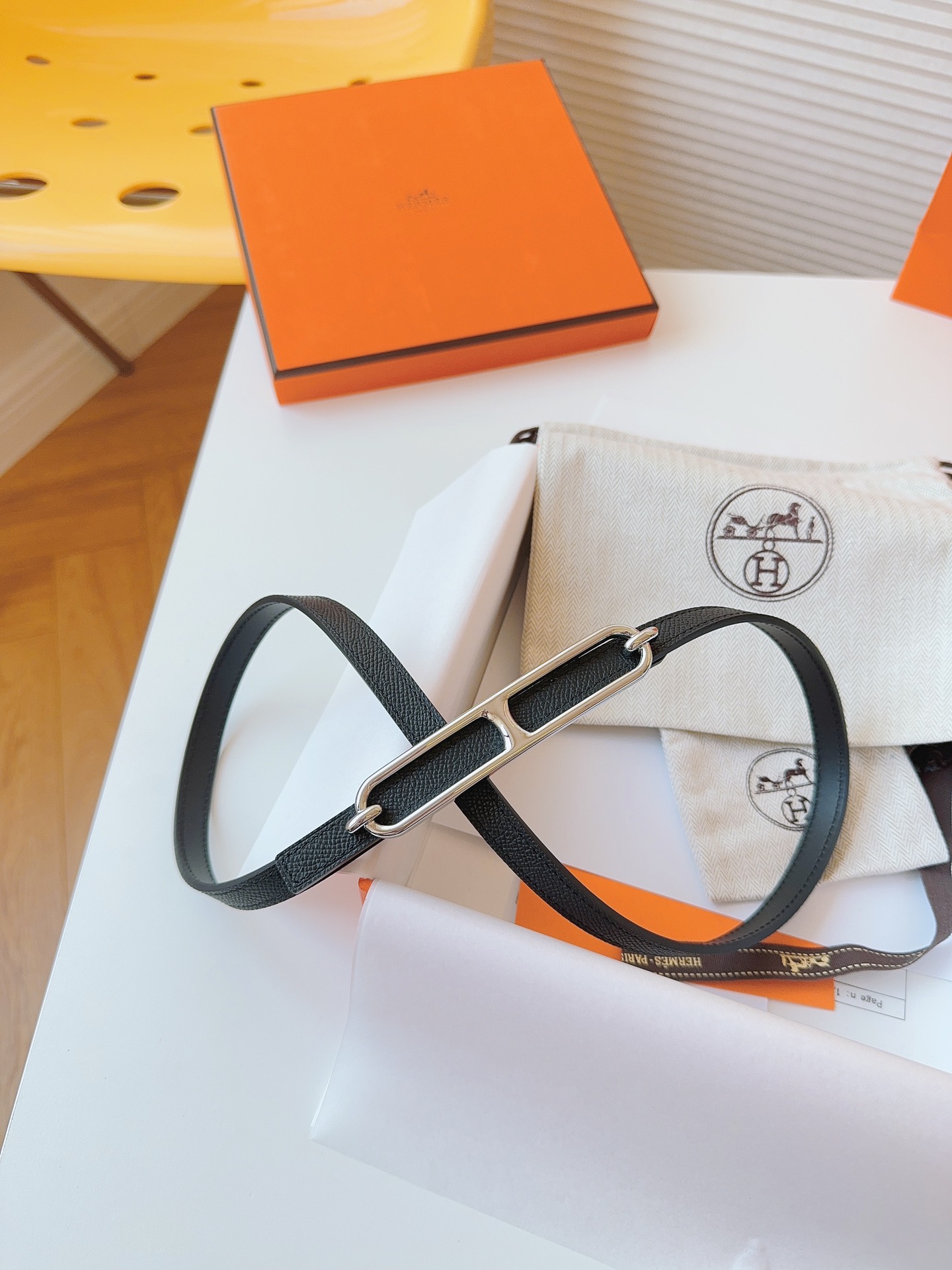 Hermès Female Basic Belt Cow Leather S-m