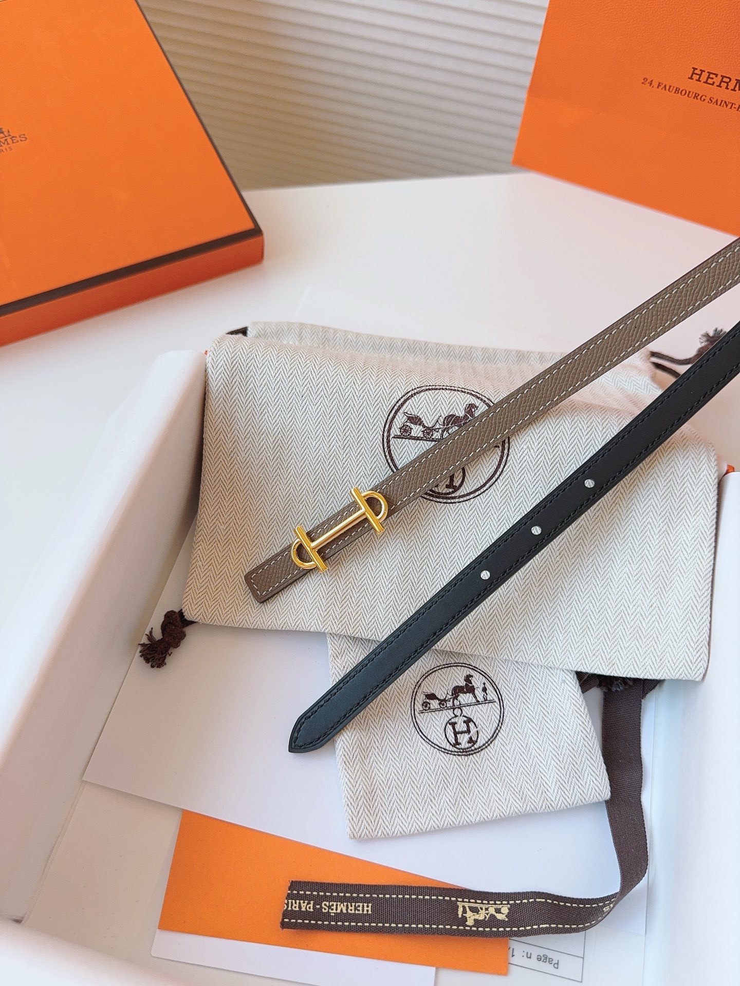 Hermès Female Basic Belt Cow Leather S-m