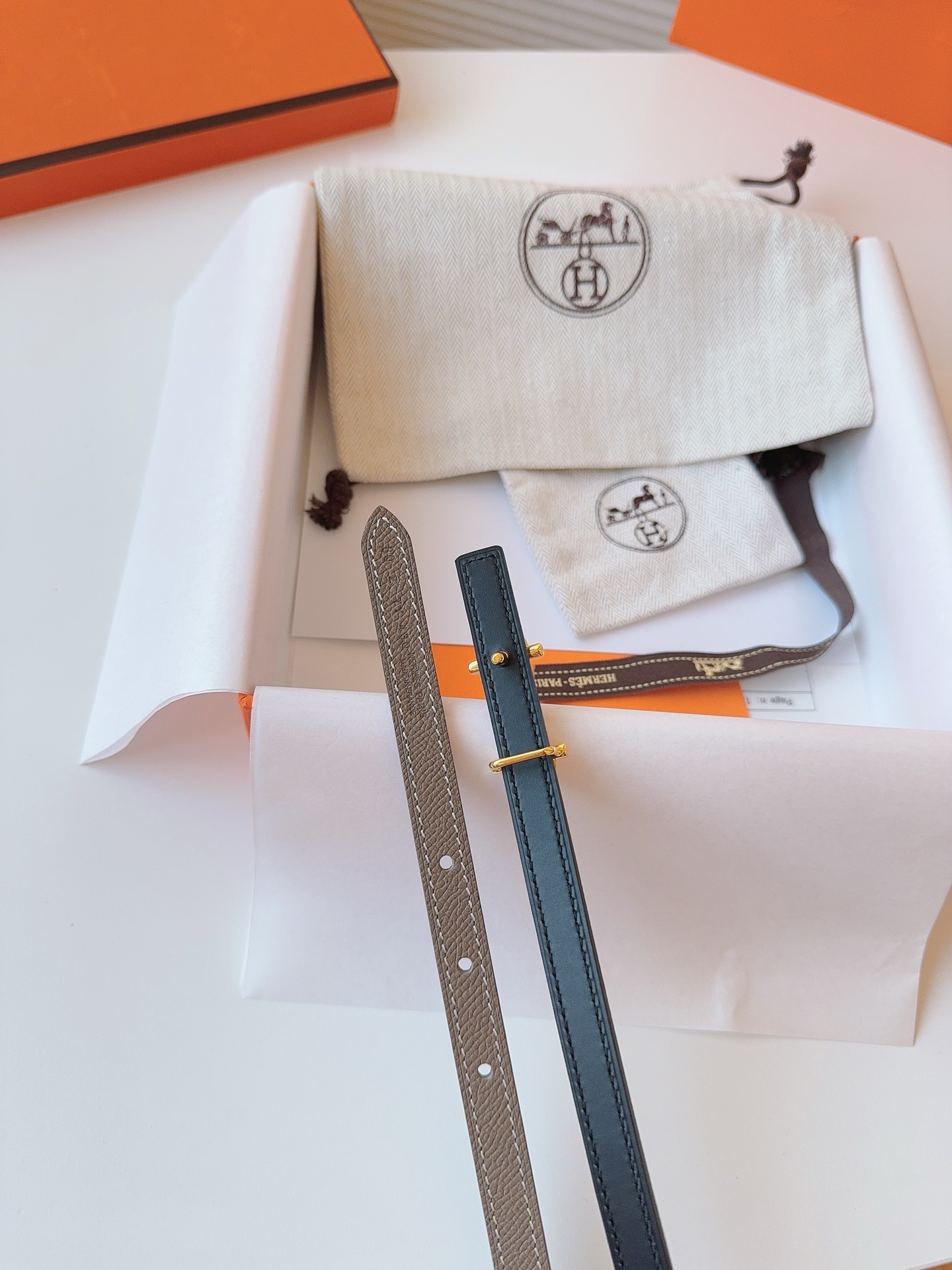 Hermès Female Basic Belt Cow Leather S-m