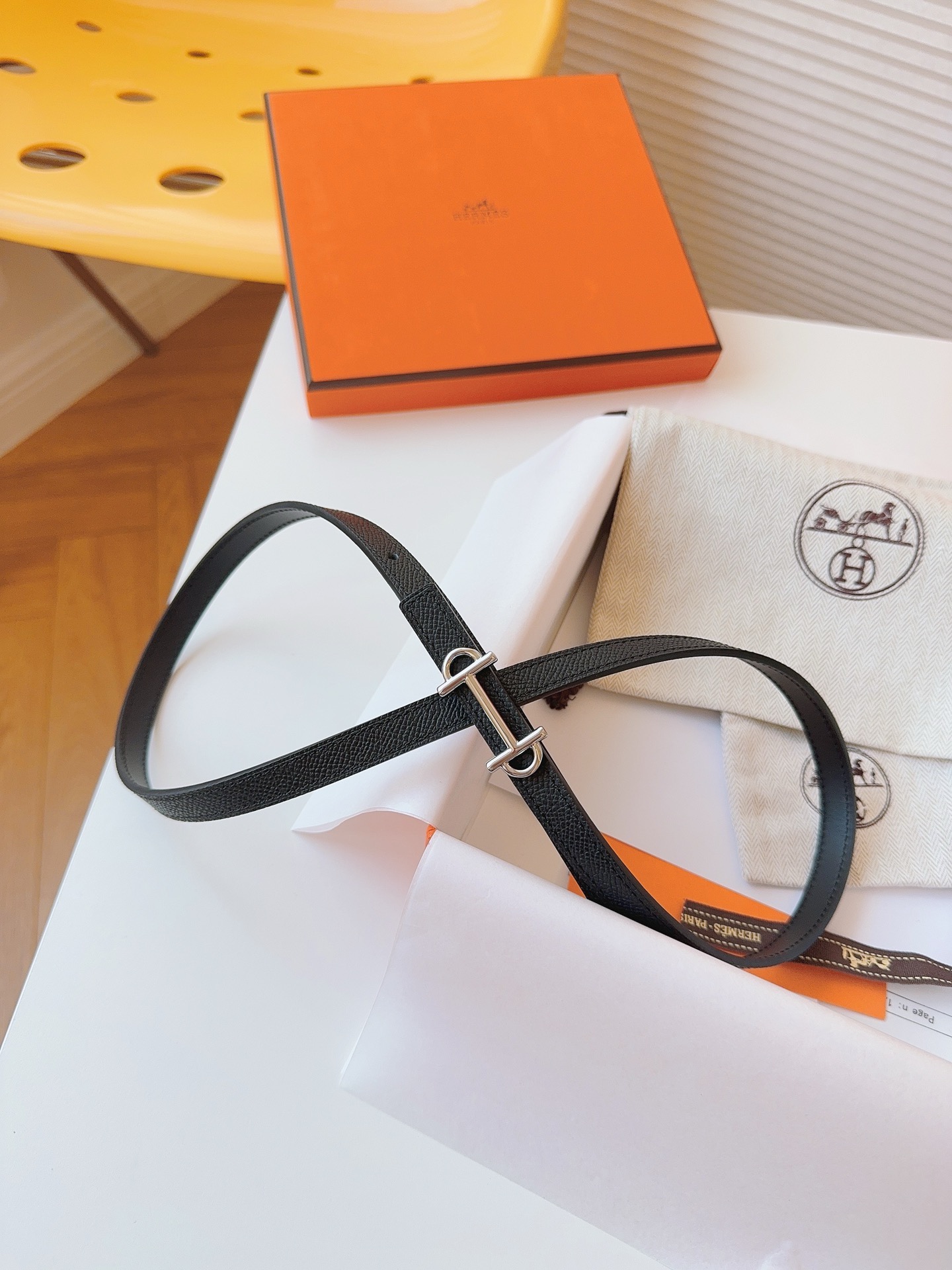 Hermès Female Basic Belt Cow Leather S-m