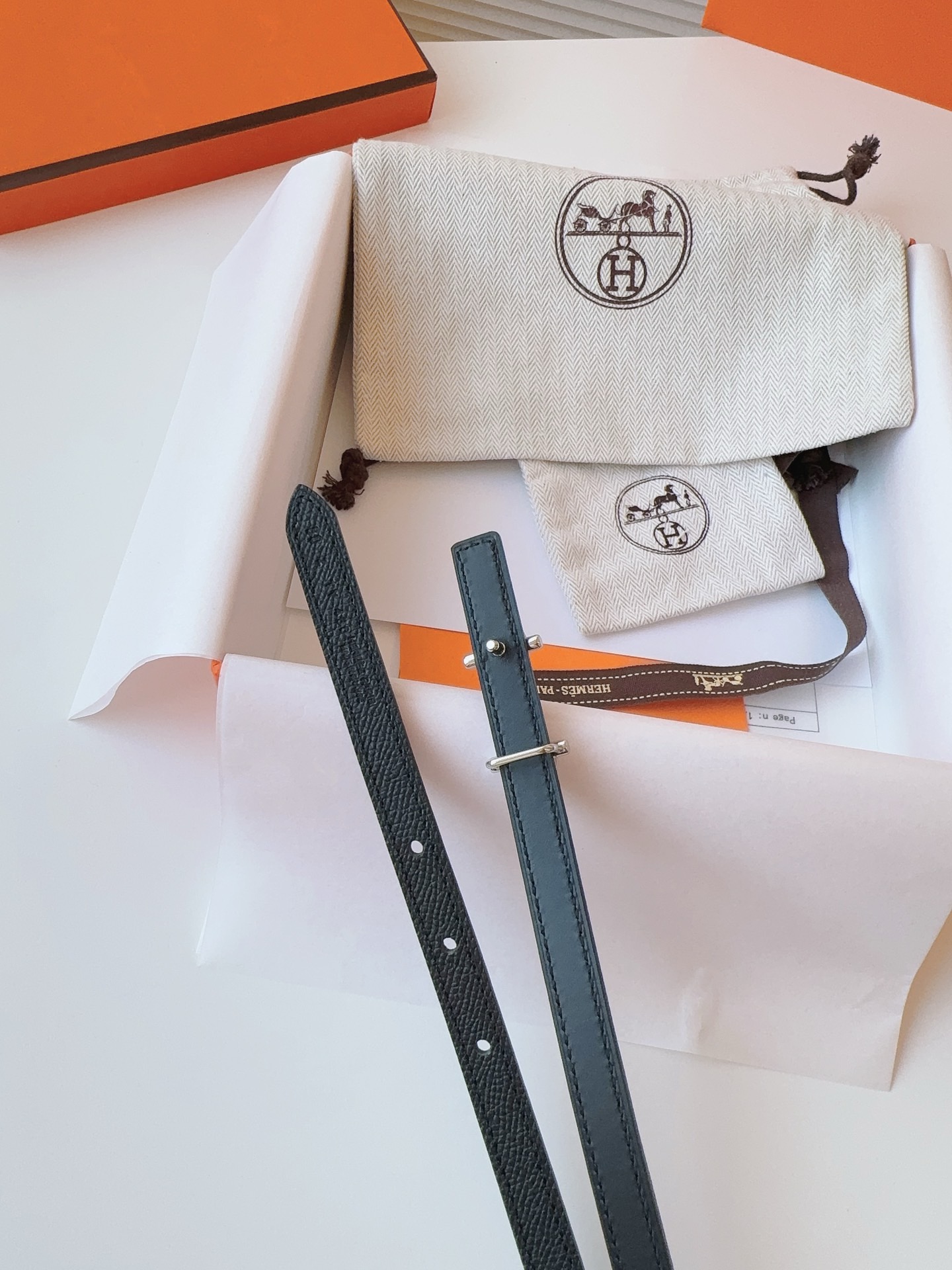 Hermès Female Basic Belt Cow Leather S-m