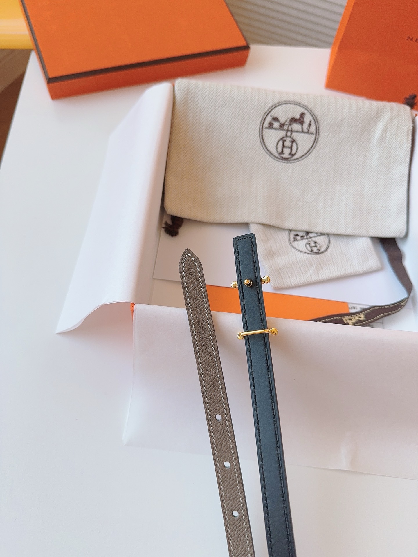 Hermès Female Basic Belt Cow Leather S-m