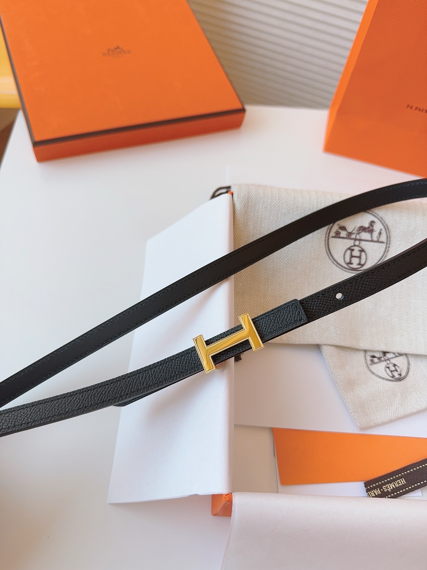 Hermès Female Basic Belt Cow Leather S-m