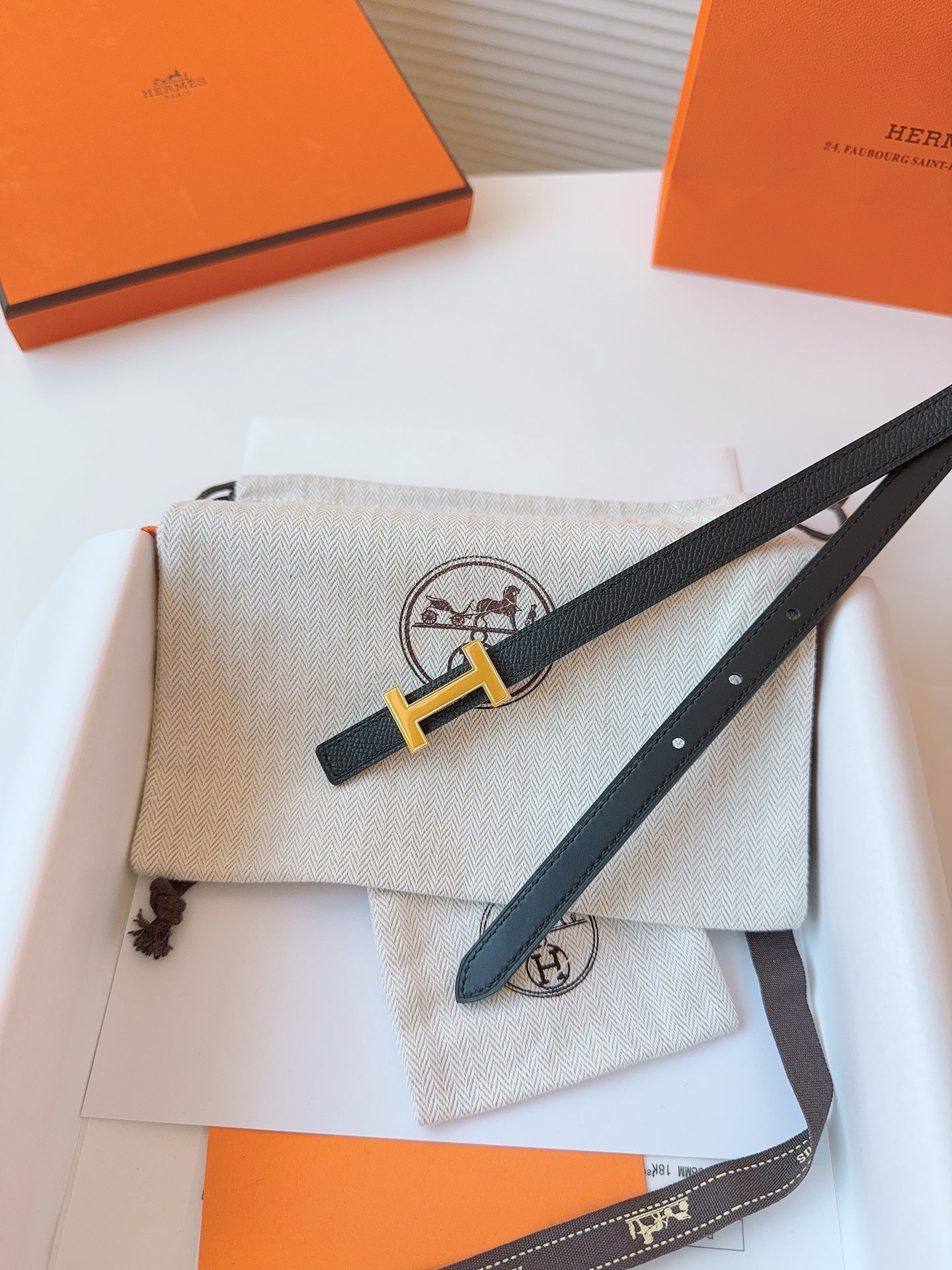 Hermès Female Basic Belt Cow Leather S-m