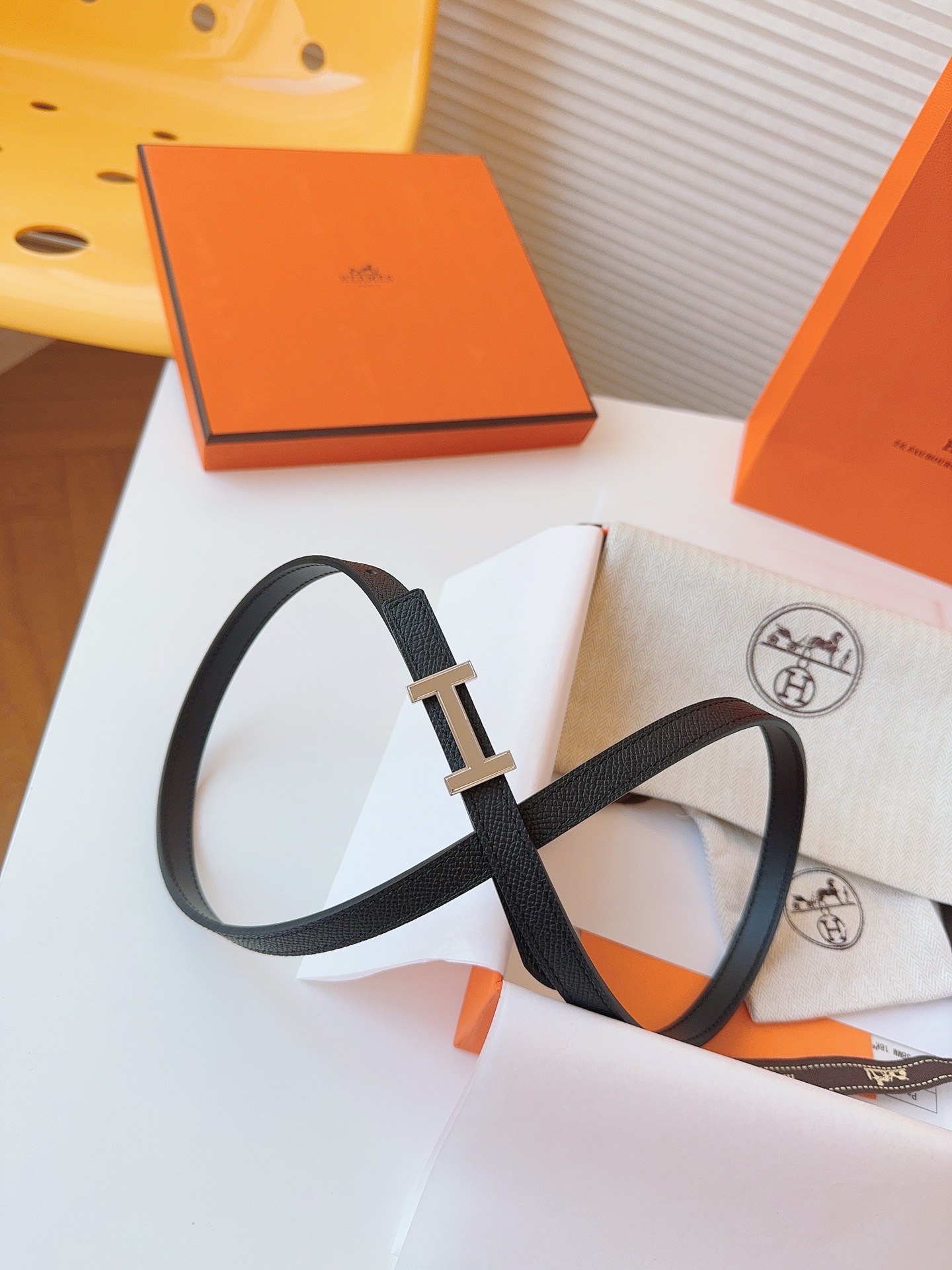 Hermès Female Basic Belt Cow Leather S-m