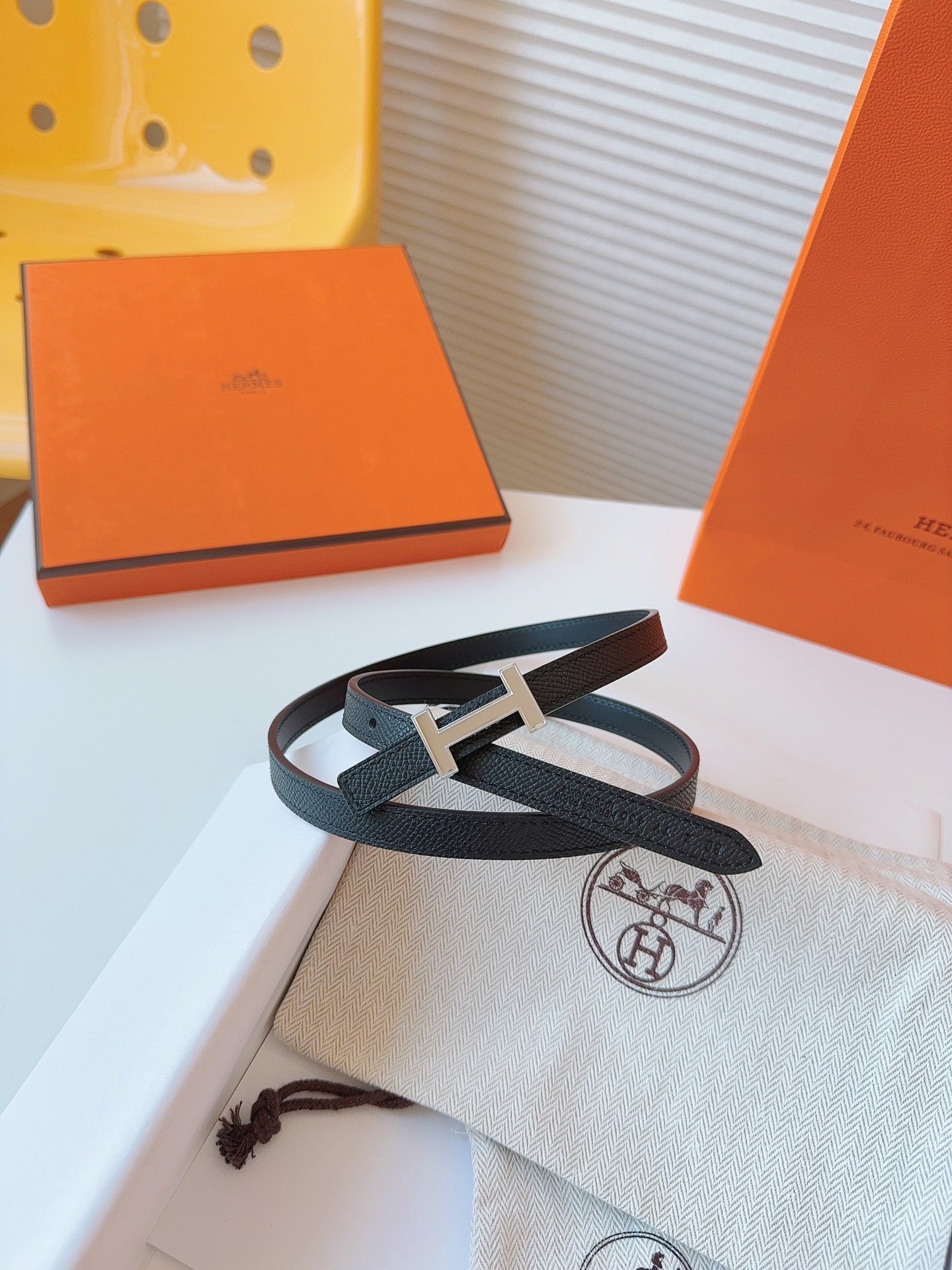 Hermès Female Basic Belt Cow Leather S-m