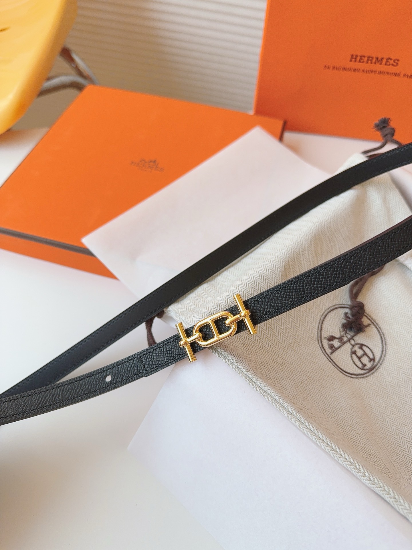 Hermès Female Basic Belt Cow Leather S-m