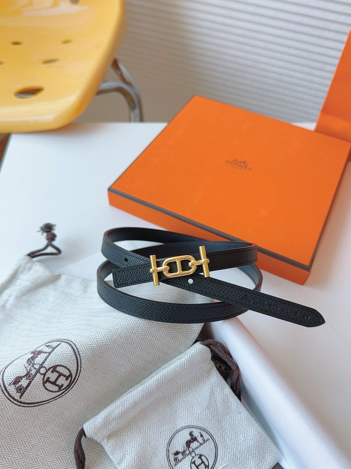 Hermès Female Basic Belt Cow Leather S-m