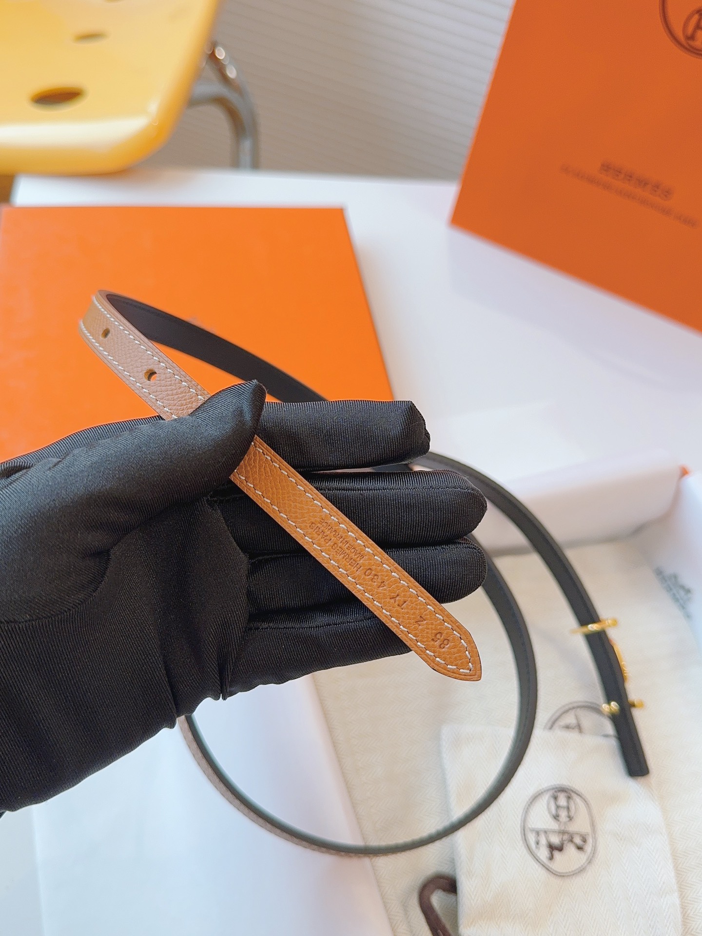 Hermès Female Basic Belt Cow Leather S-m