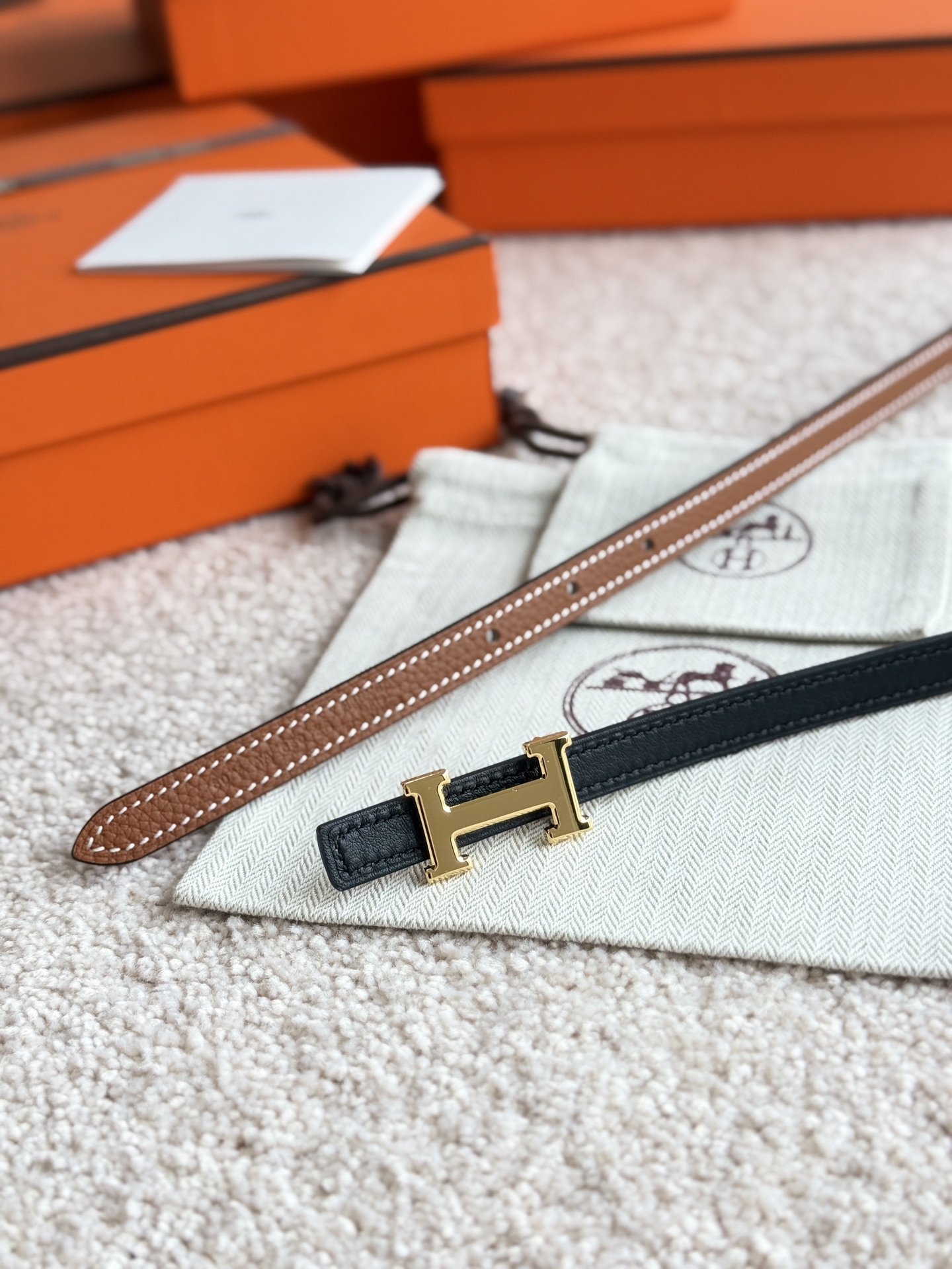 Hermès Female Basic Belt 13mm-s-m