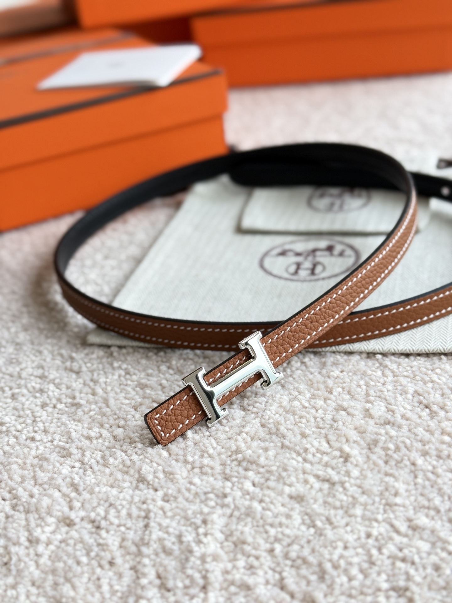 Hermès Female Basic Belt 13mm-s-m