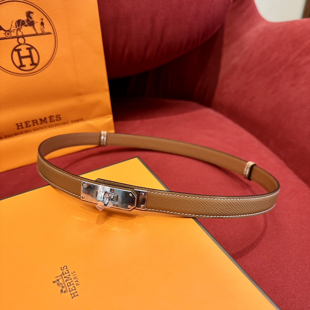 Hermès Female Basic Belt Cow Leather S-m-l